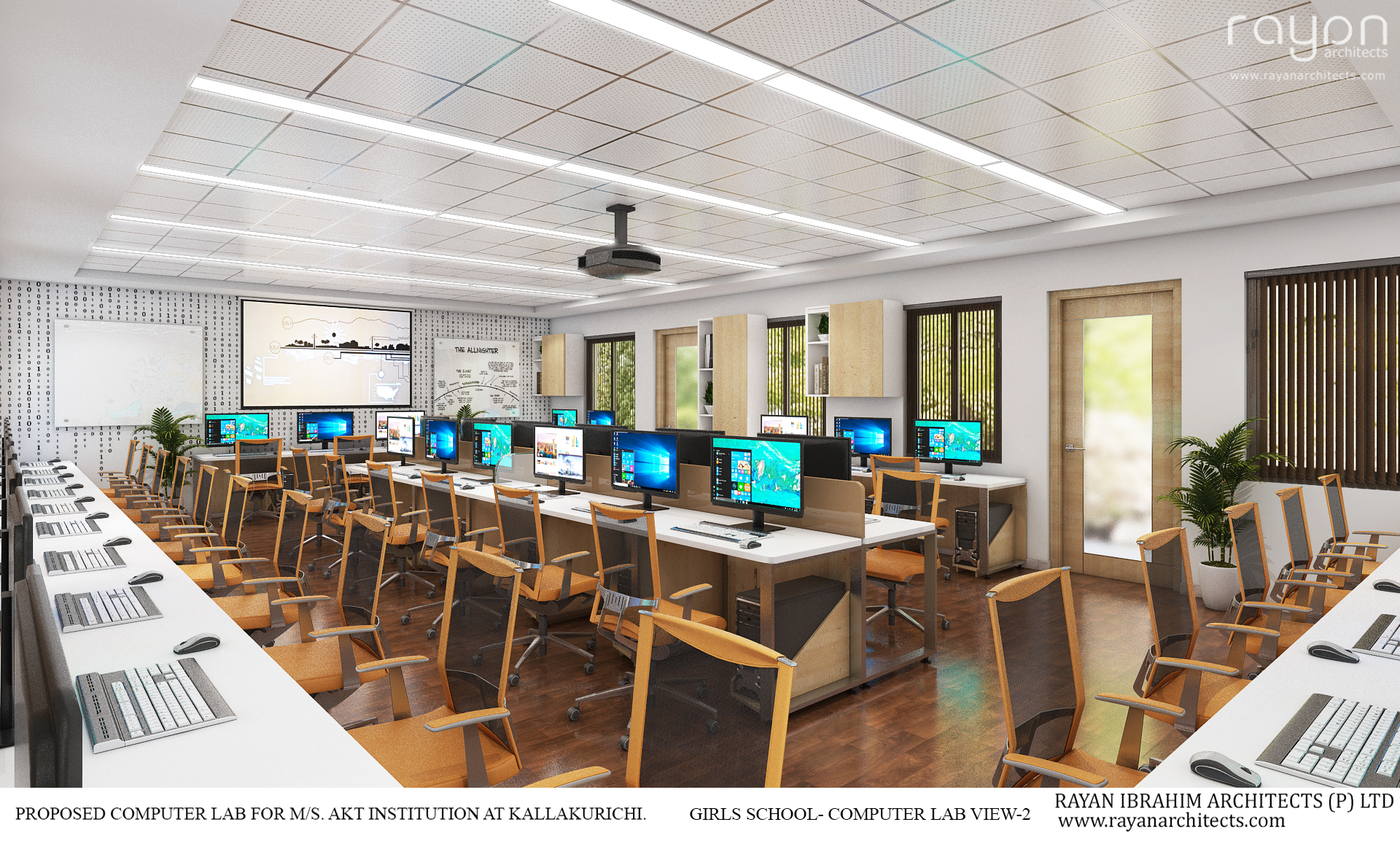 AKT School, girls computer lab