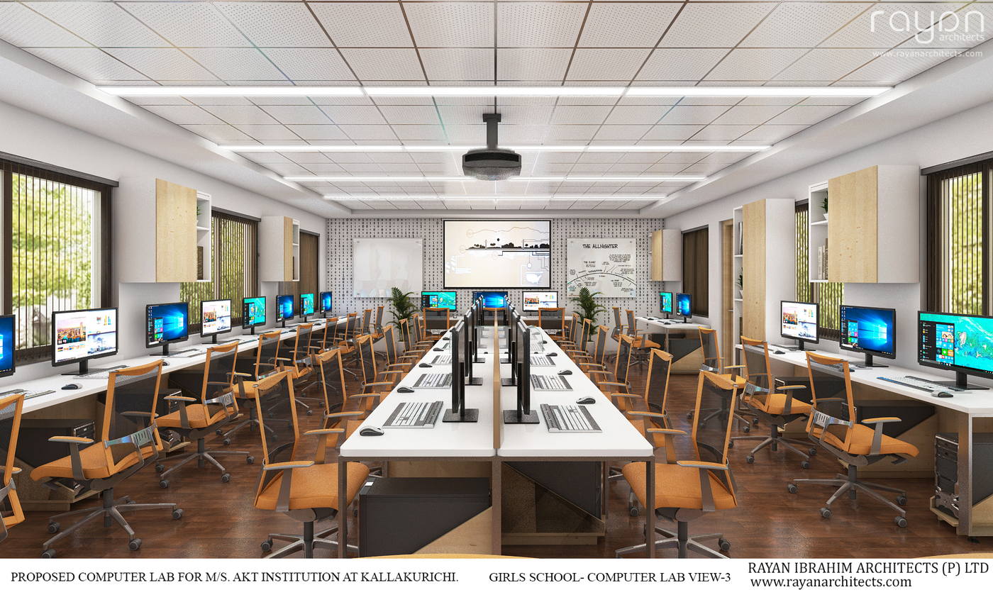 AKT School, girls computer lab