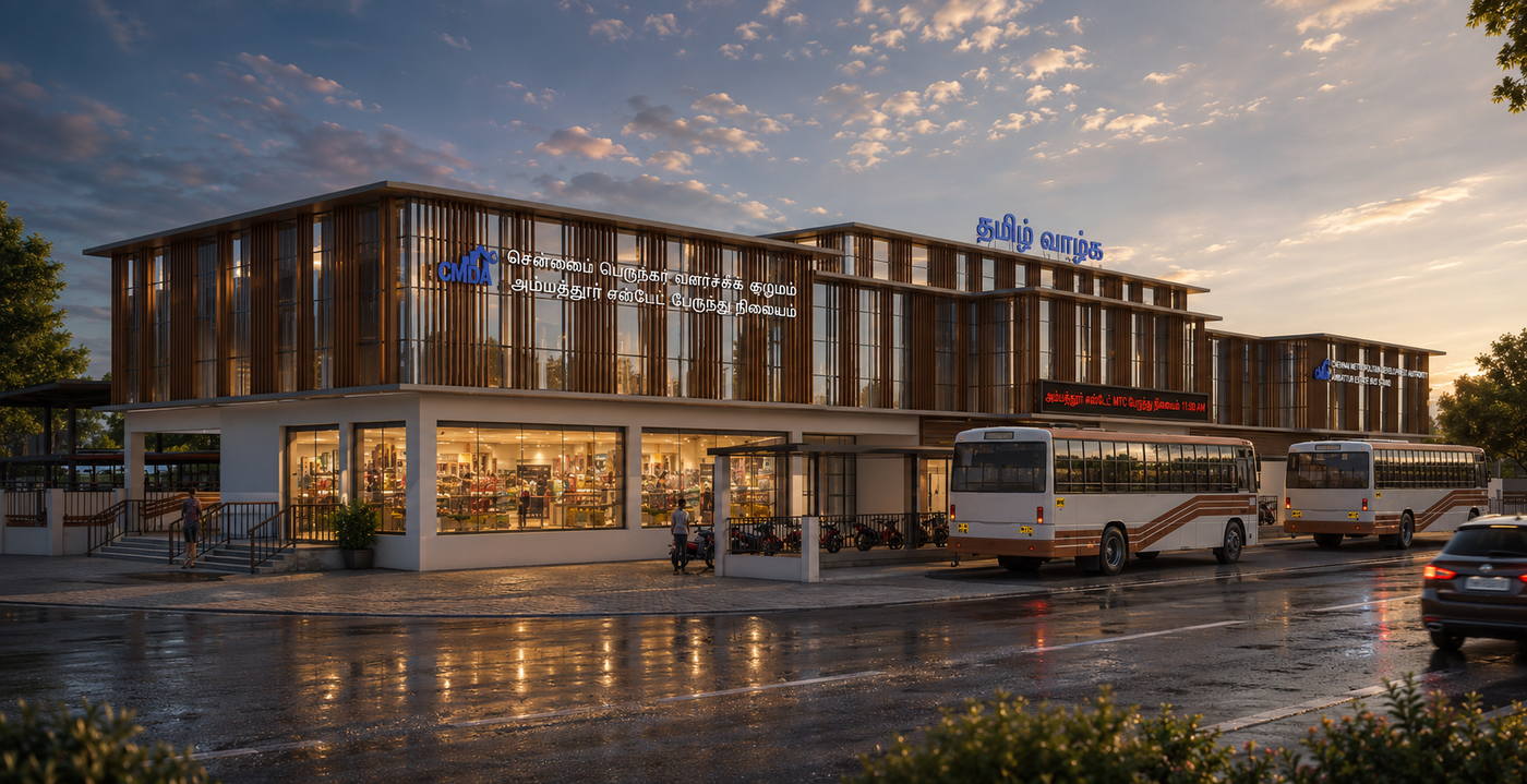 Ambattur Bus Stand, bustand c