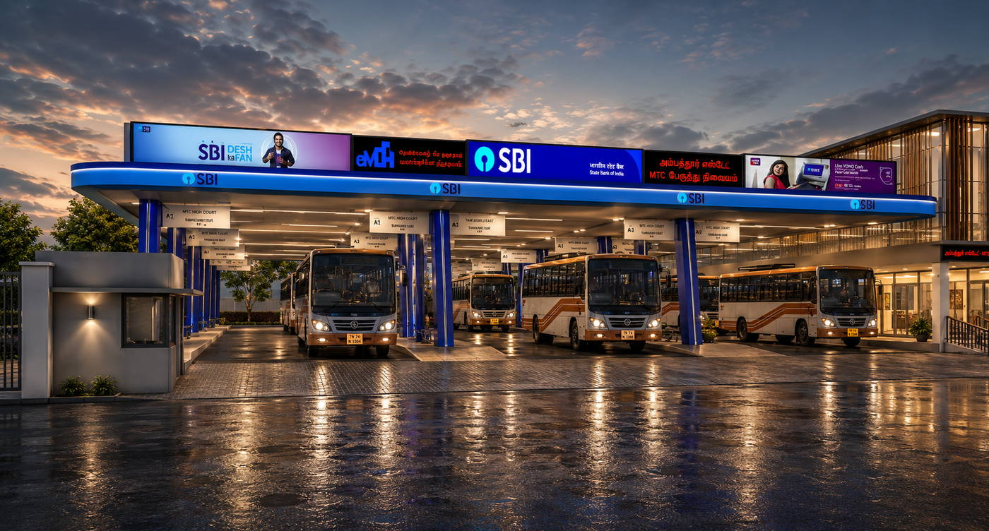 Ambattur Bus Stand, bustand sbi