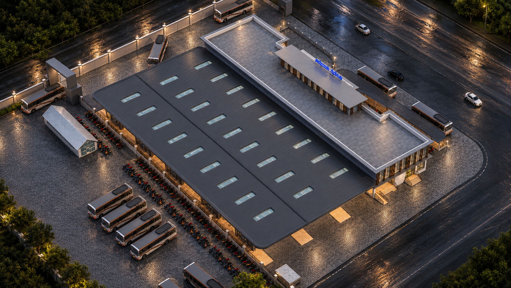 Ambattur Bus Stand, Government Infrastructure