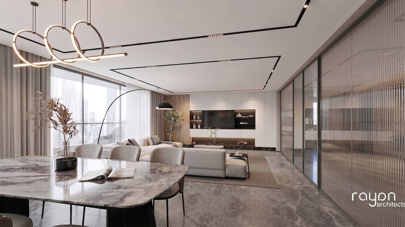 Apartment, Malaysia, living & dining jpg