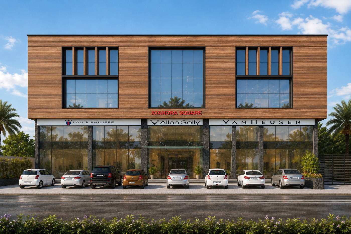 Atandra Square, T. Nagar, elevation
