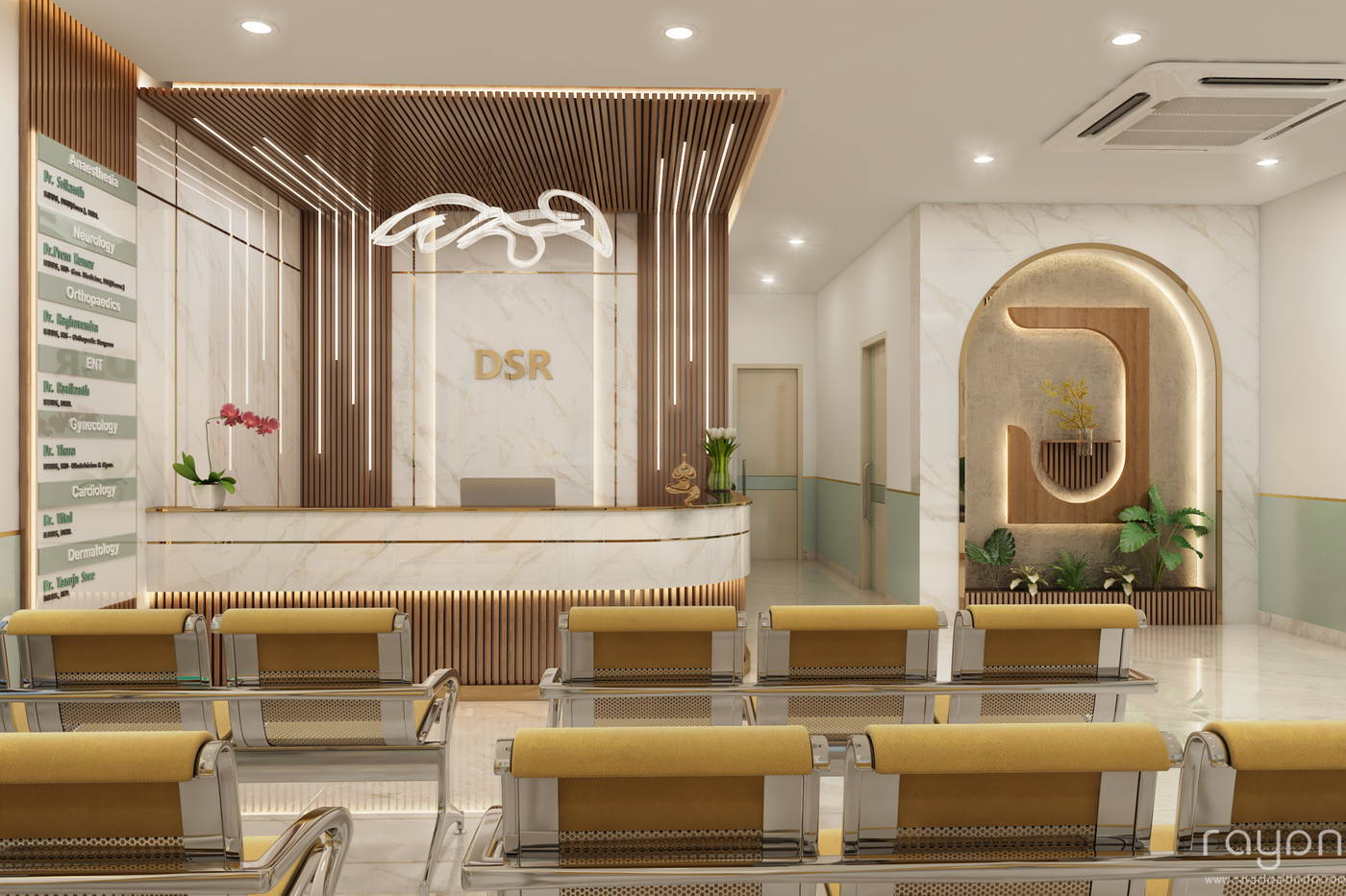 DSR Hospital, reception