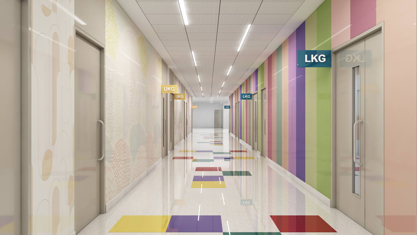 Elite School, corridor