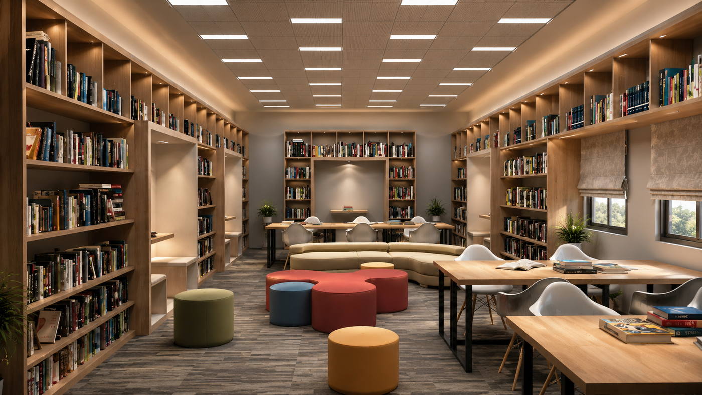 Elite School, library