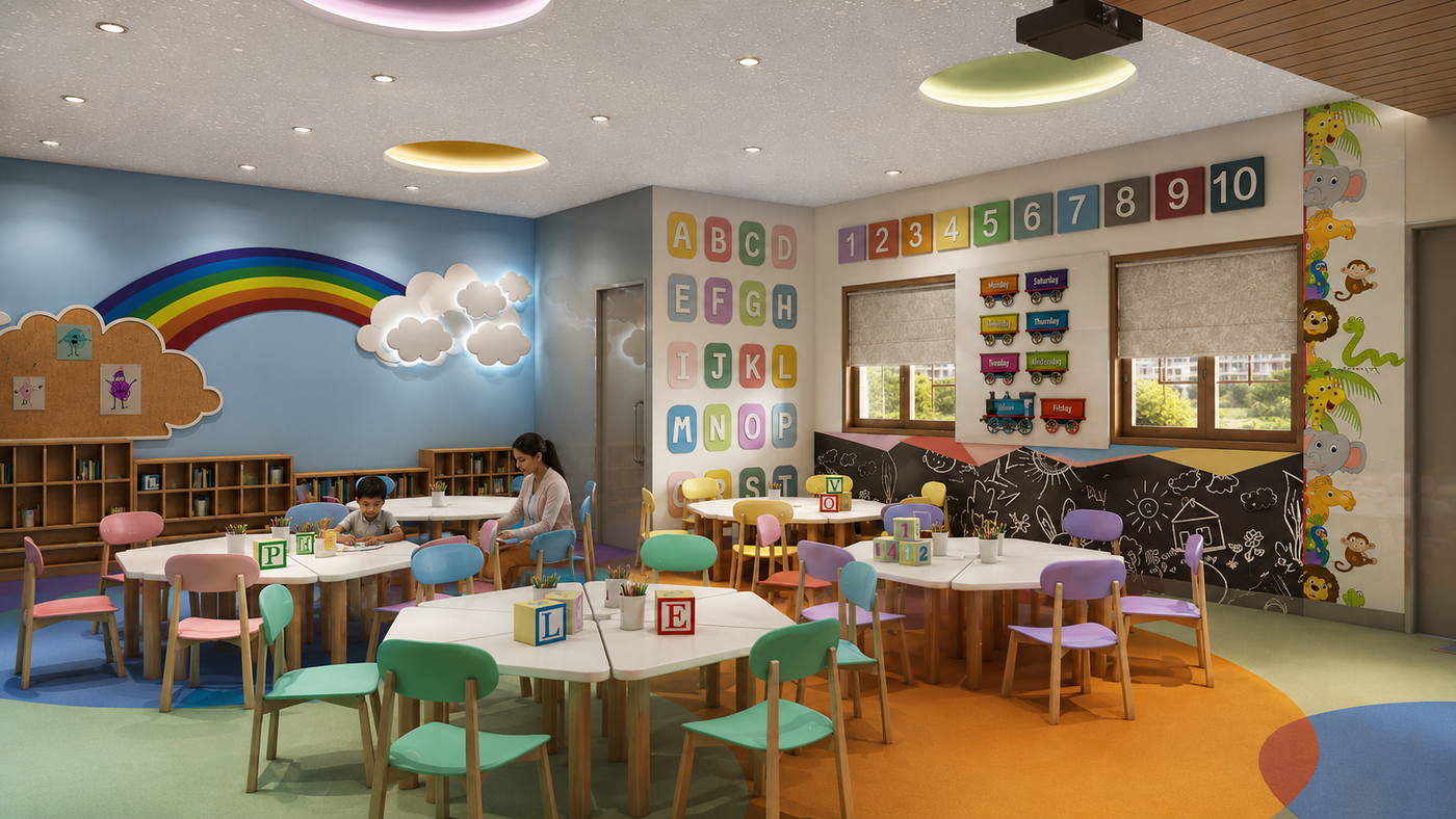 Elite School, kids classroom