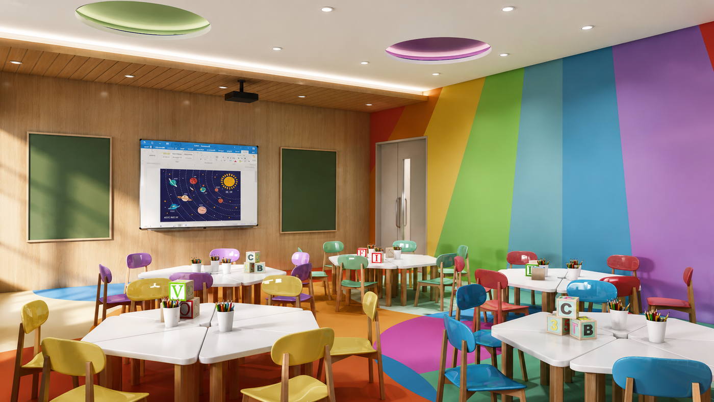 Elite School, kids classroom