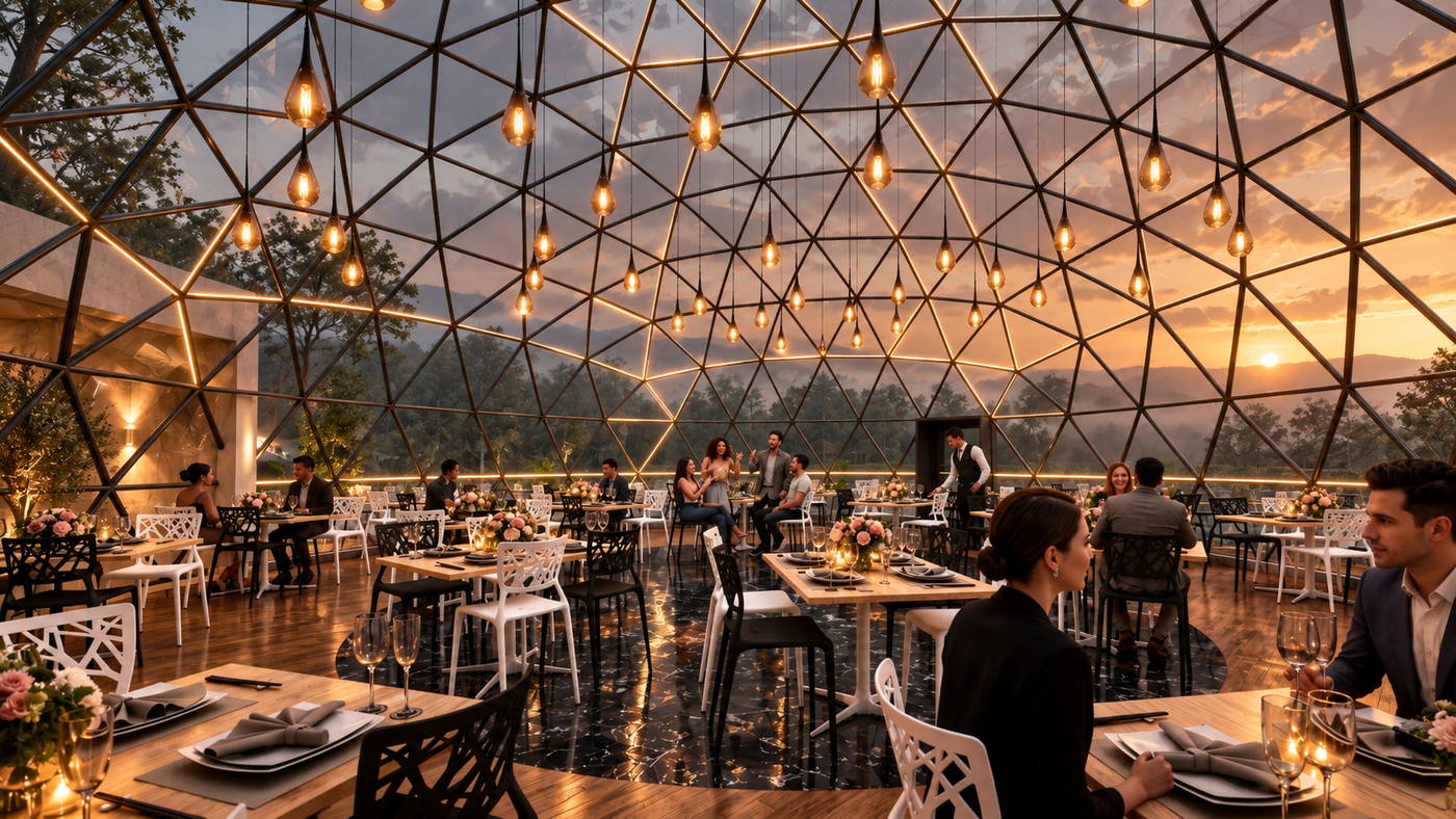 KMBT Resort, Yercaud, resutaurent interior