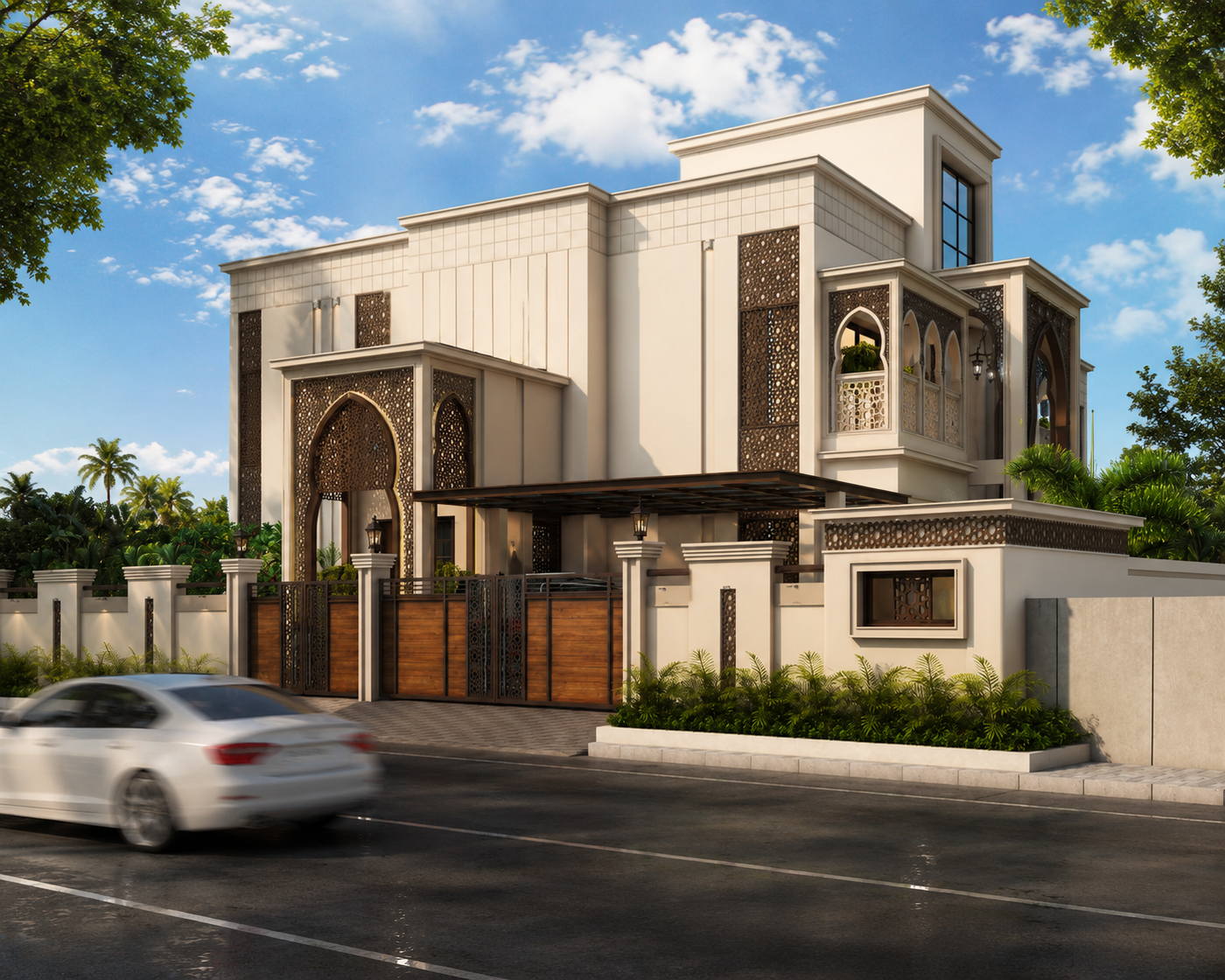 Villa, Ammapattinam, (3) day view