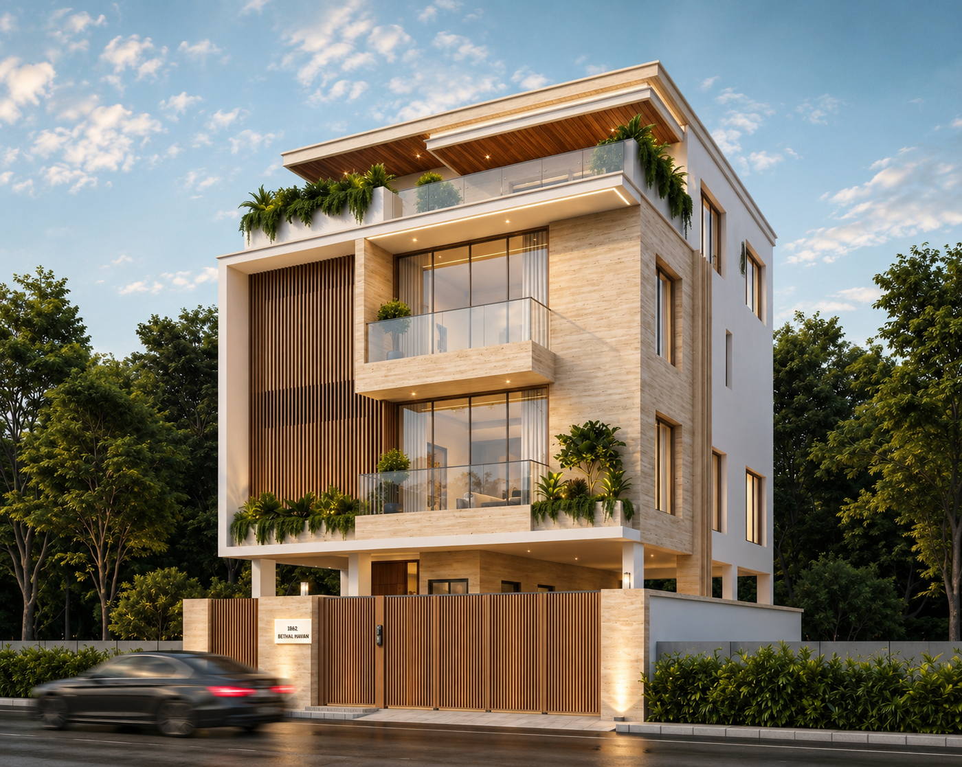 Villa, Anna Nagar, day view