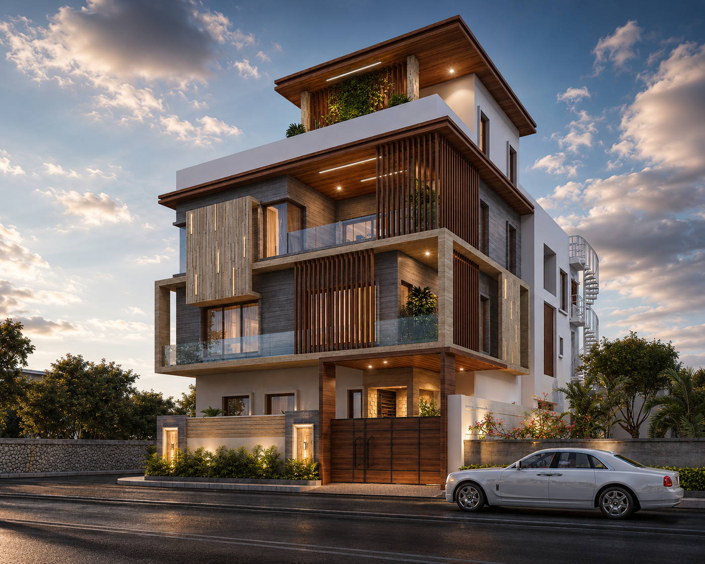 Bethel Home, villa day view