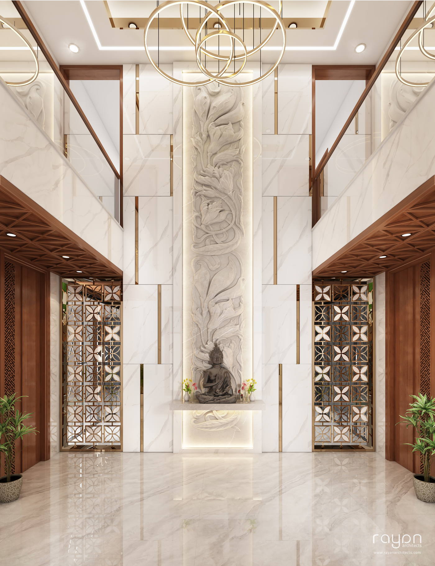 Villa, Injambakkam, foyer