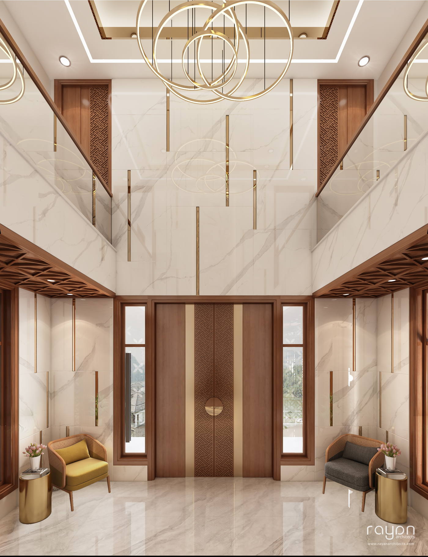 Villa, Injambakkam, foyer