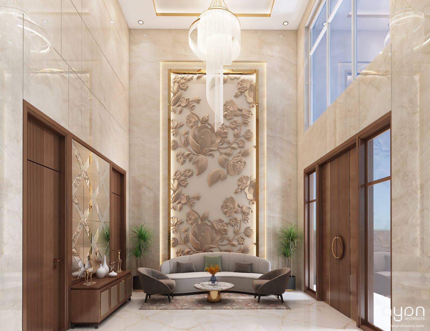 Villa, Injambakkam, foyer