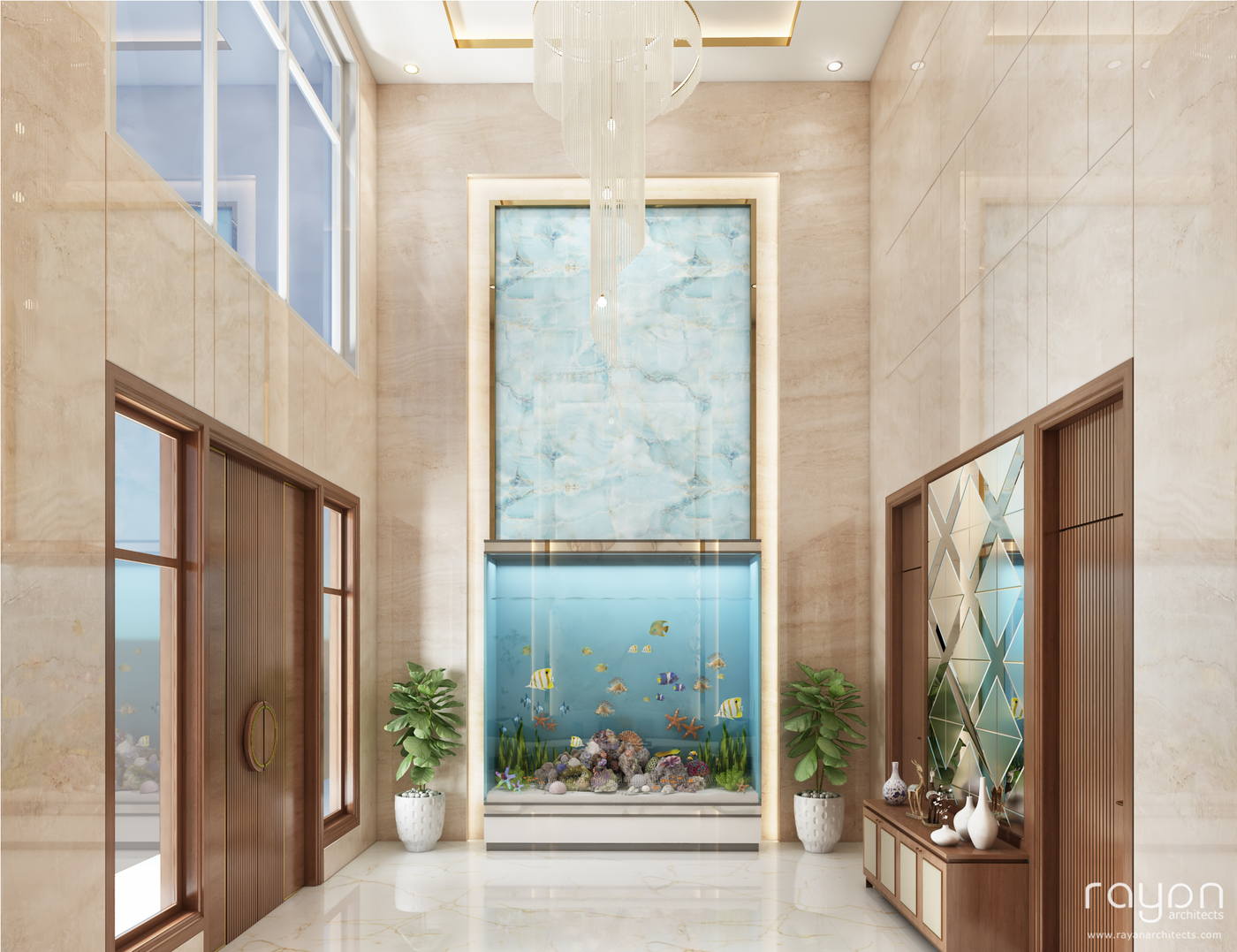 Villa, Injambakkam, foyer