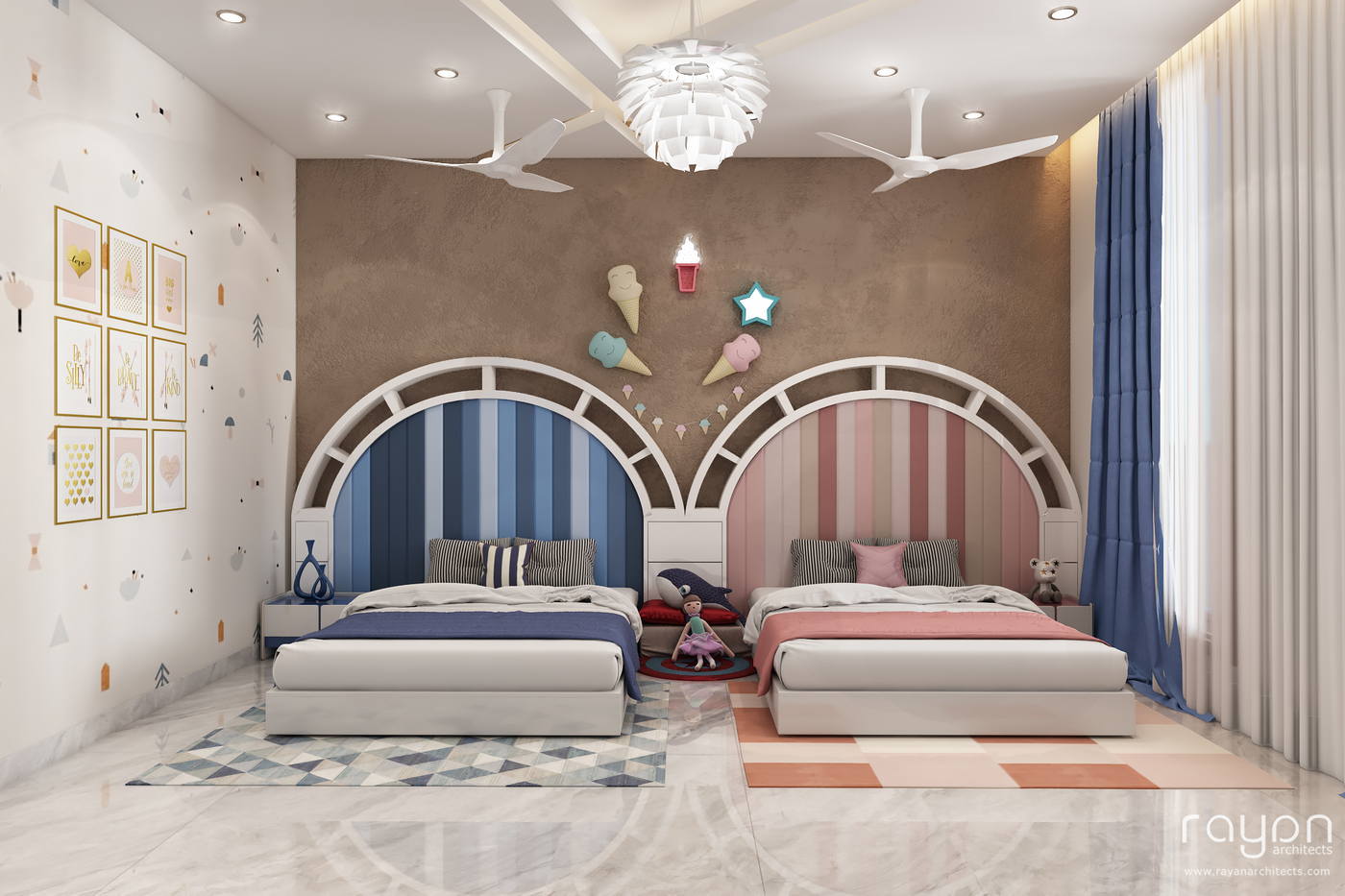 Villa, Injambakkam, kids bedroom