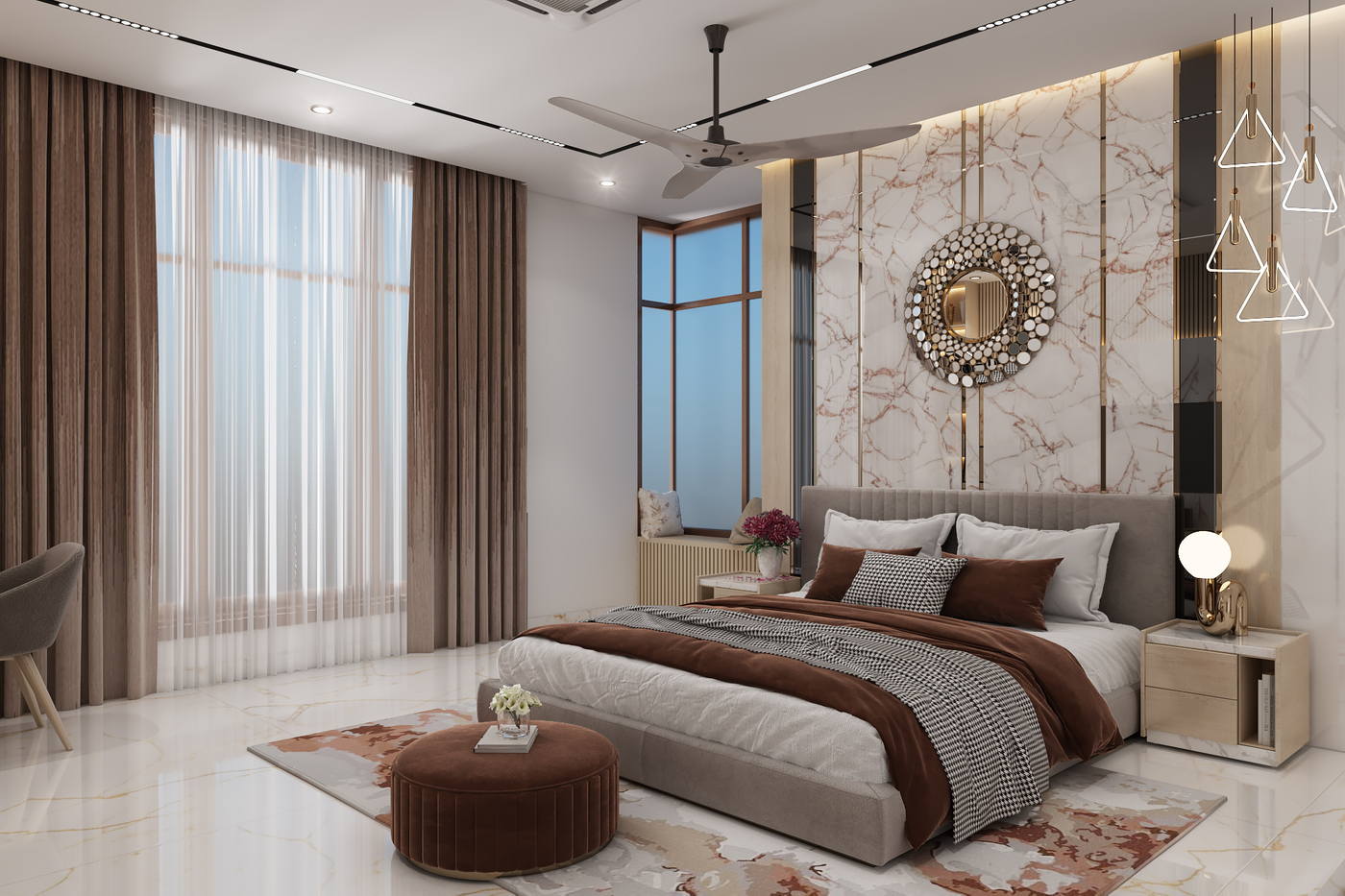 Villa, Injambakkam, guest bedroom