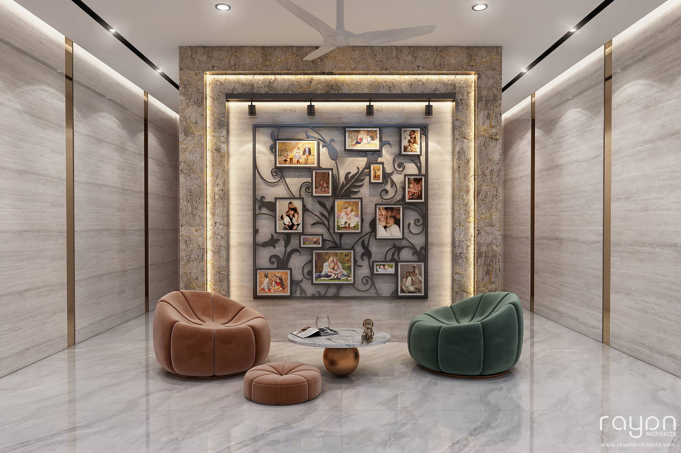 Villa, Injambakkam, lounge