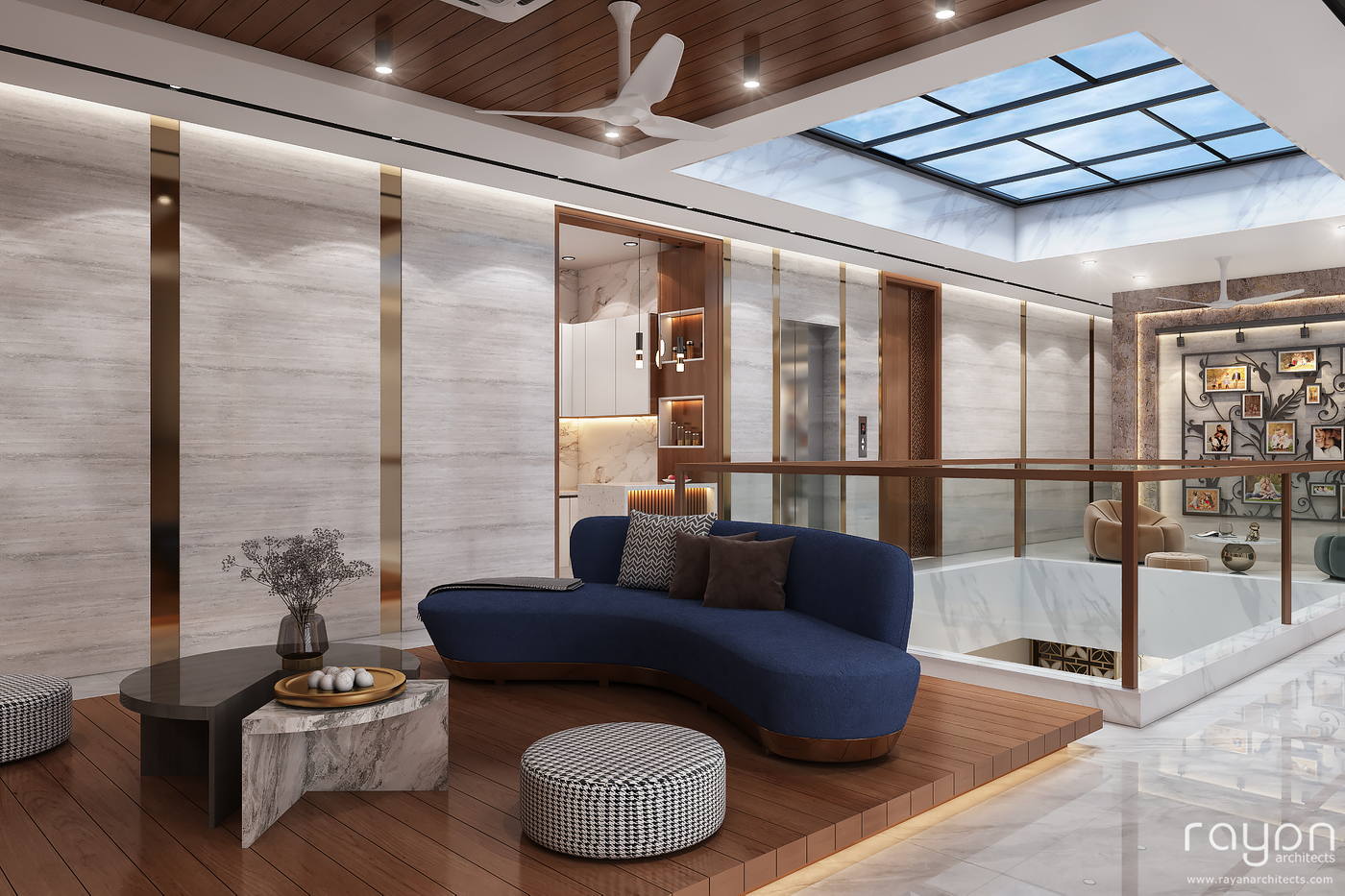 Villa, Injambakkam, lounge