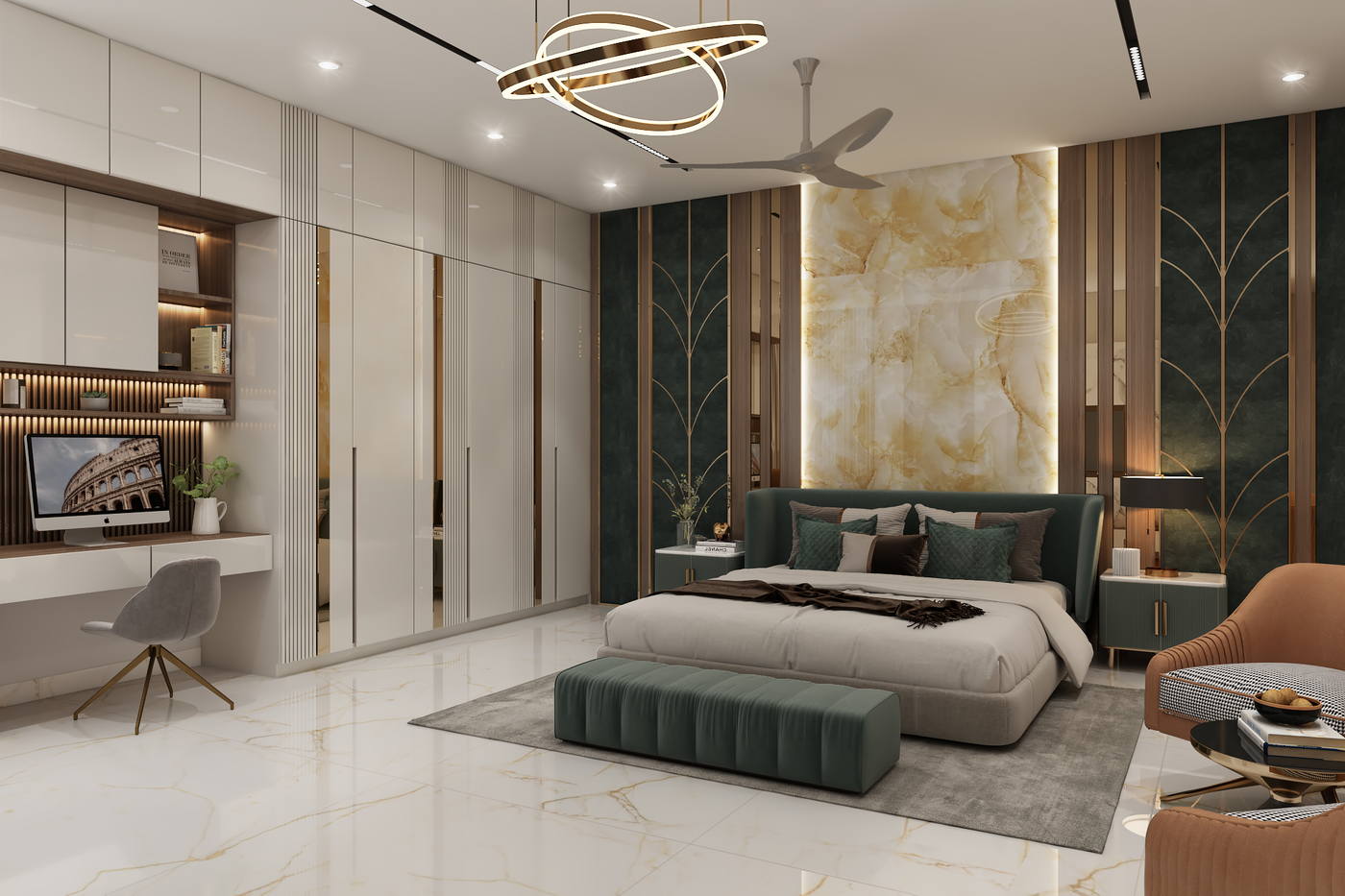Villa, Injambakkam, master bedroom