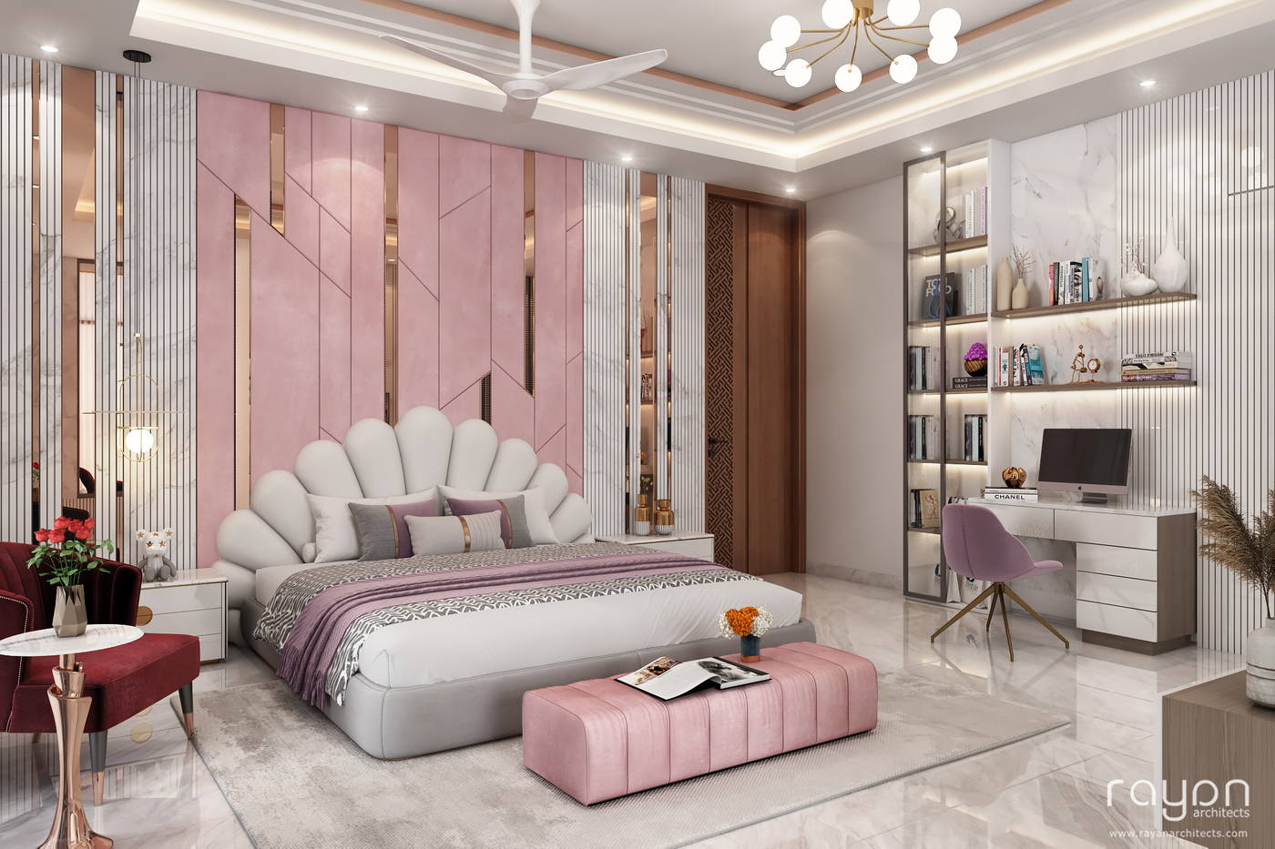 Villa, Injambakkam, daughters bedroom