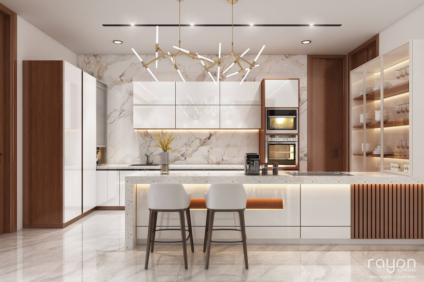 Villa, Injambakkam, dry kitchen