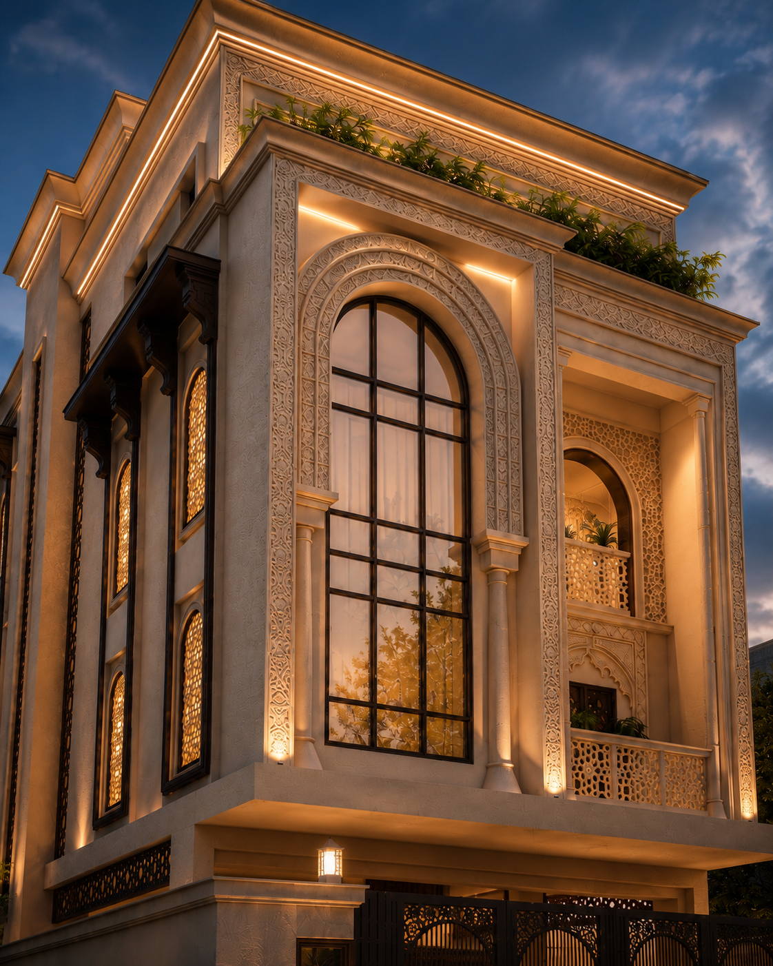 Villa, Kothari Road, exteriors