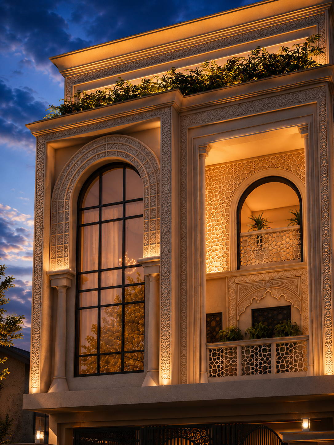 Villa, Kothari Road, exteriors