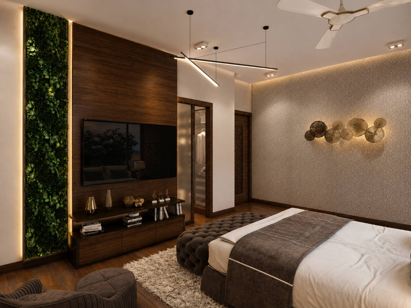 Villa, Kothari Road, son bedroom