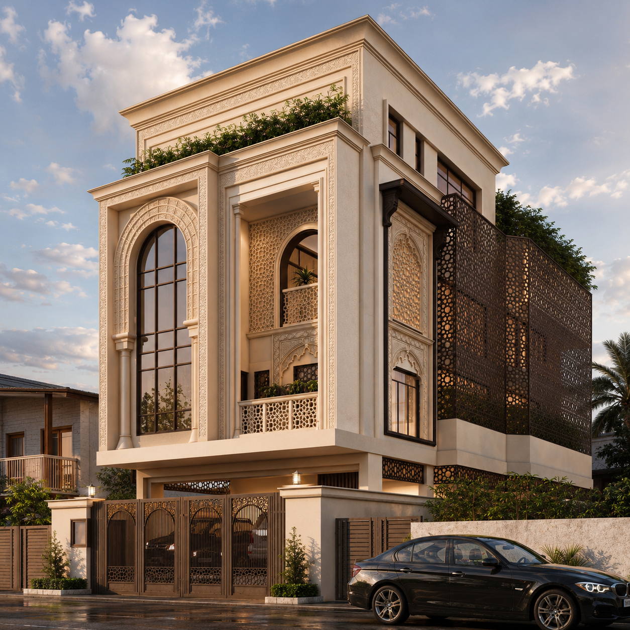 Villa, Kothari Road, exteriors