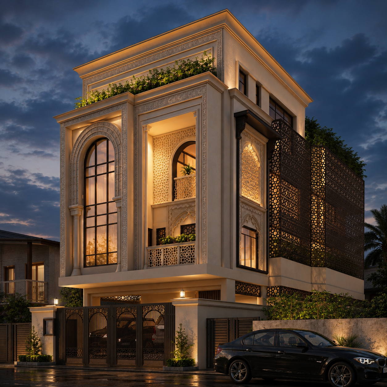 Villa, Kothari Road, exteriors