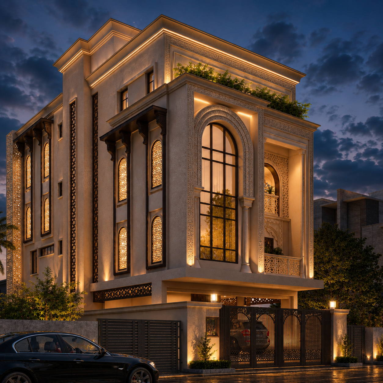 Villa, Kothari Road, exteriors
