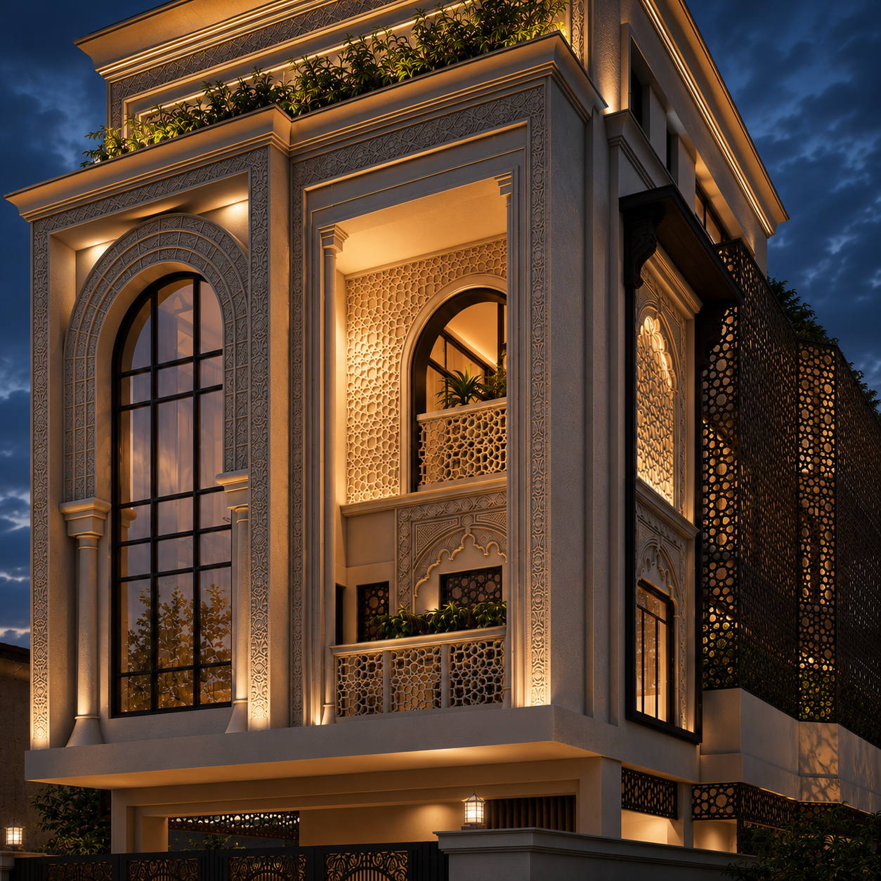 Villa, Kothari Road, exteriors