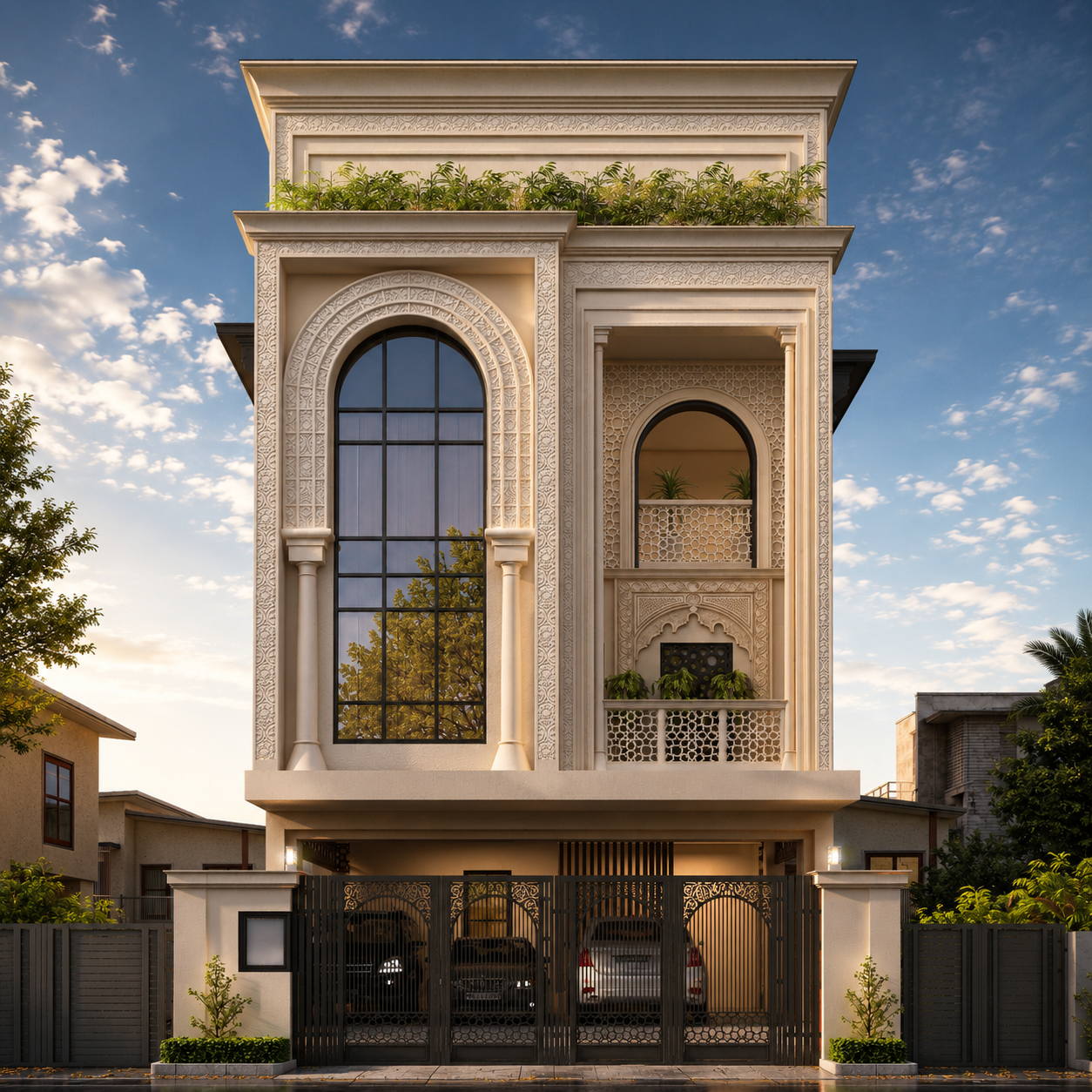 Villa, Kothari Road, exteriors