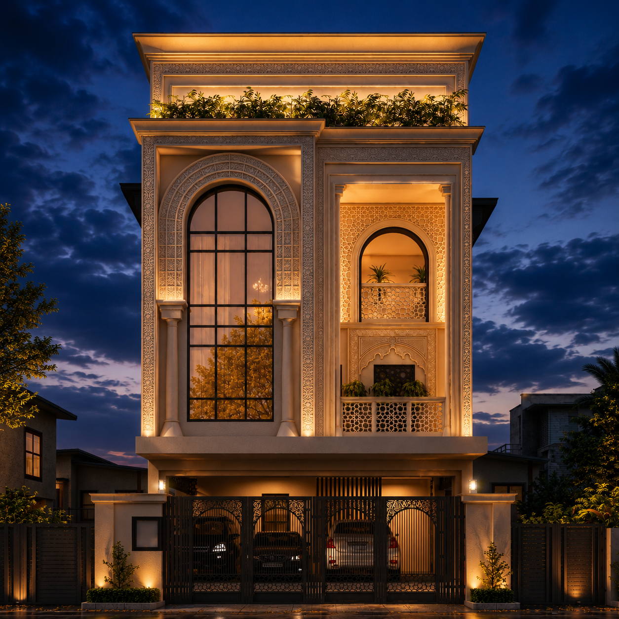 Villa, Kothari Road, exteriors