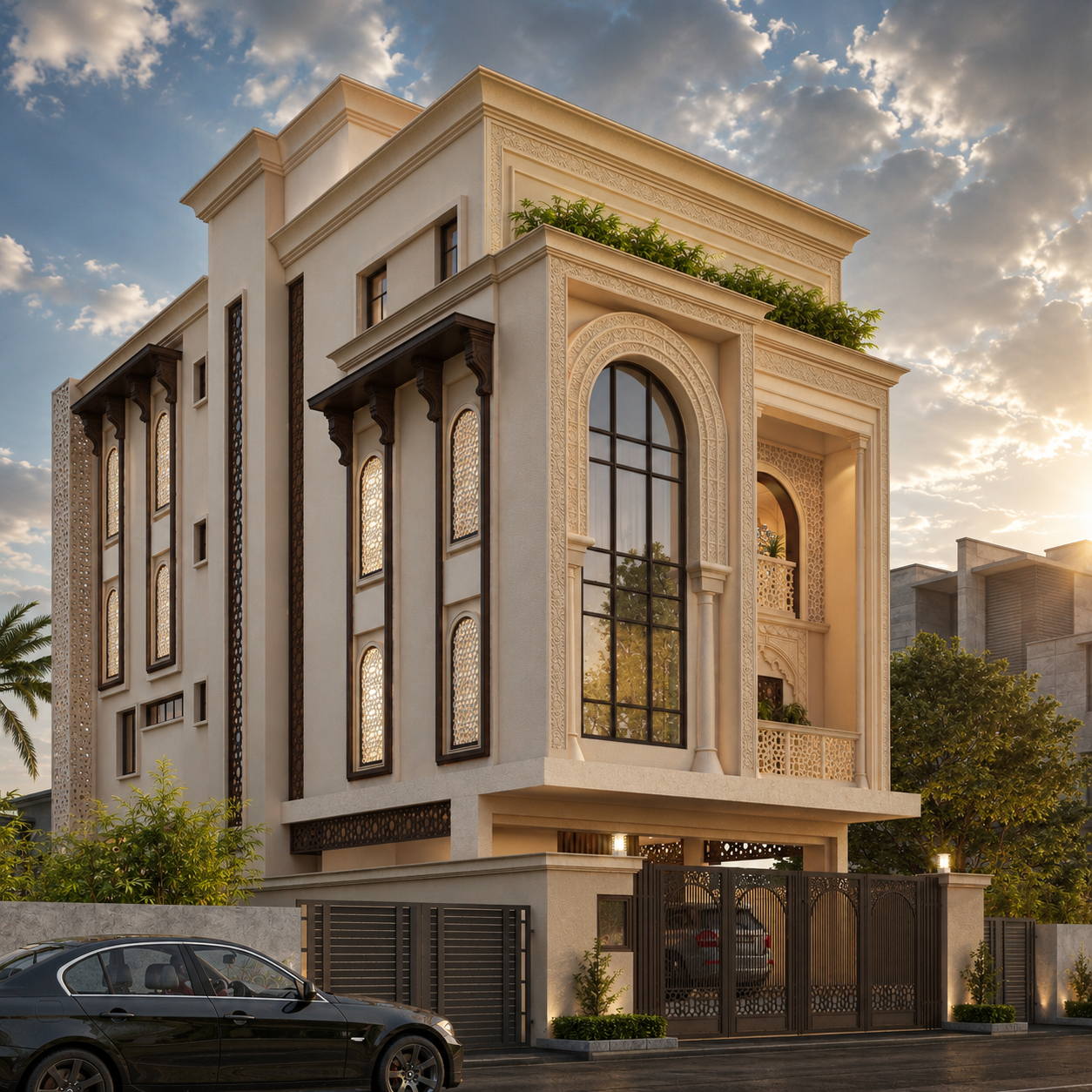 Villa, Kothari Road, exteriors