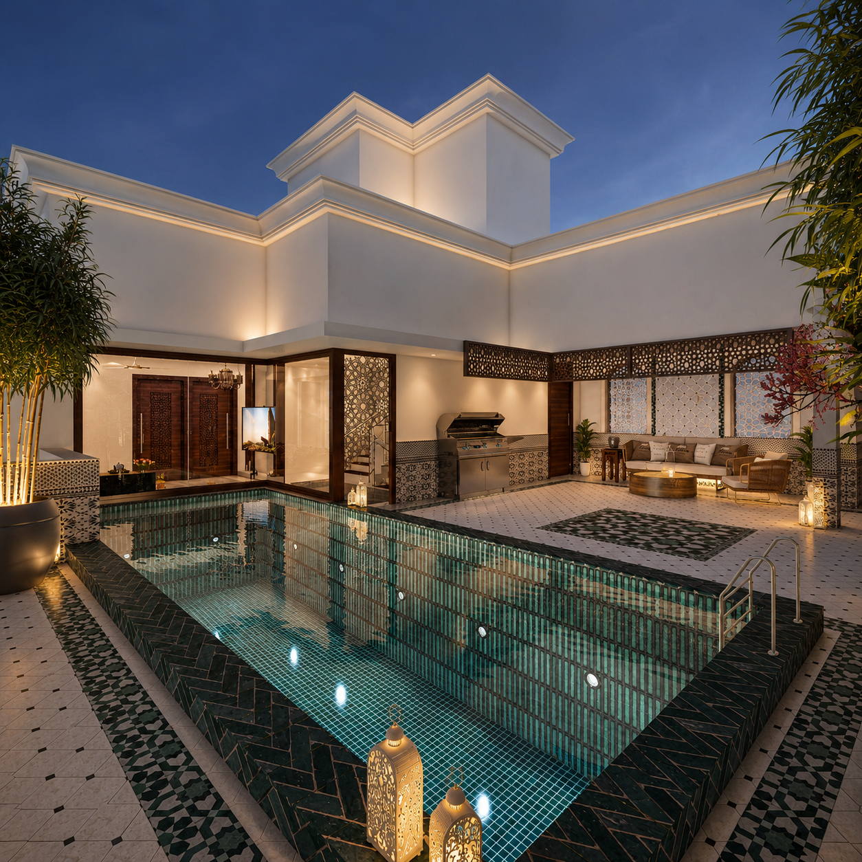 Villa, Kothari Road, swimming pool