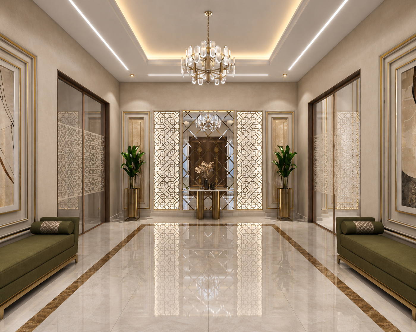 Villa, Kumbakonam, foyer