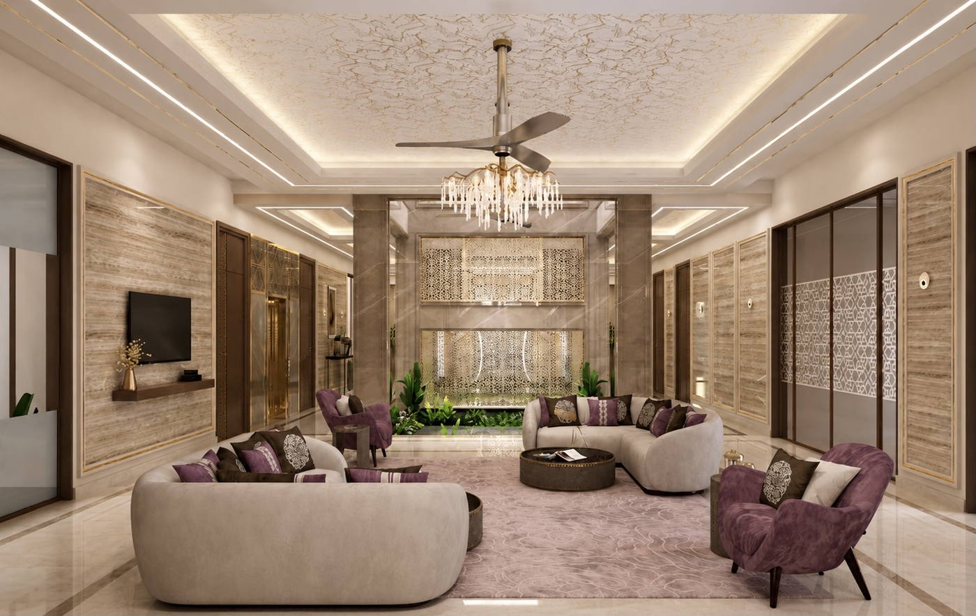 Villa, Kumbakonam, living hall