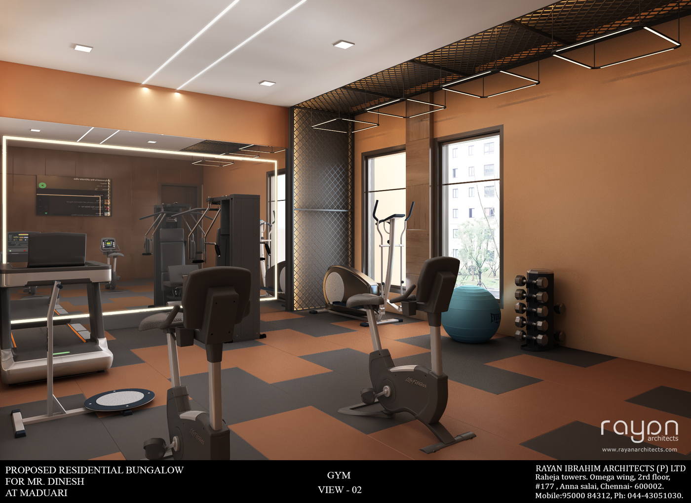Villa, Madurai, gym