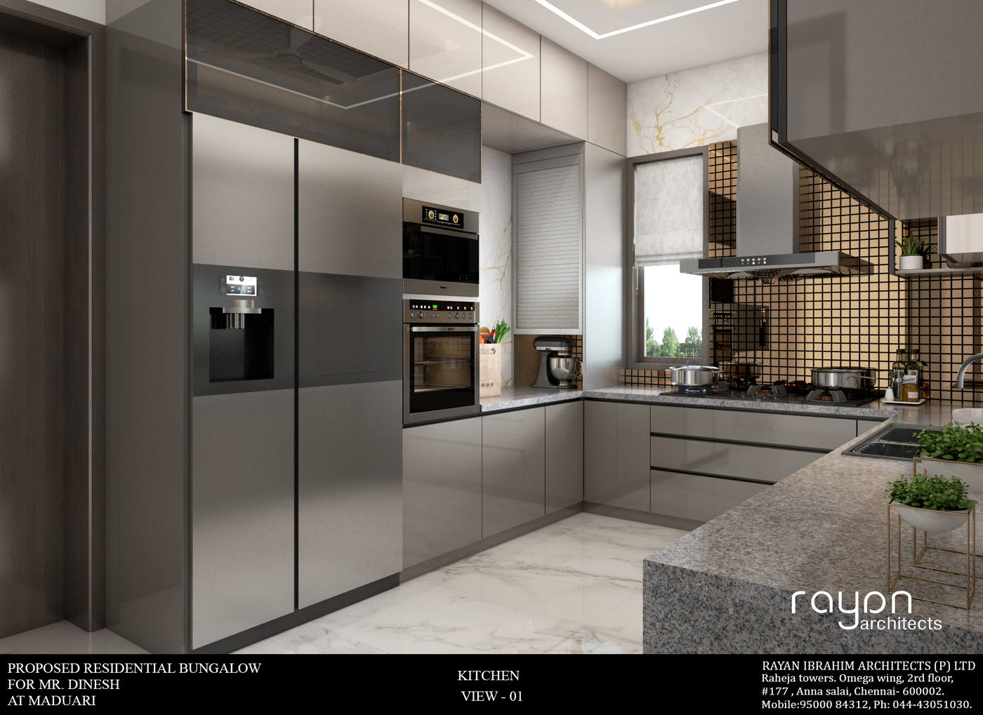 Villa, Madurai, kitchen v