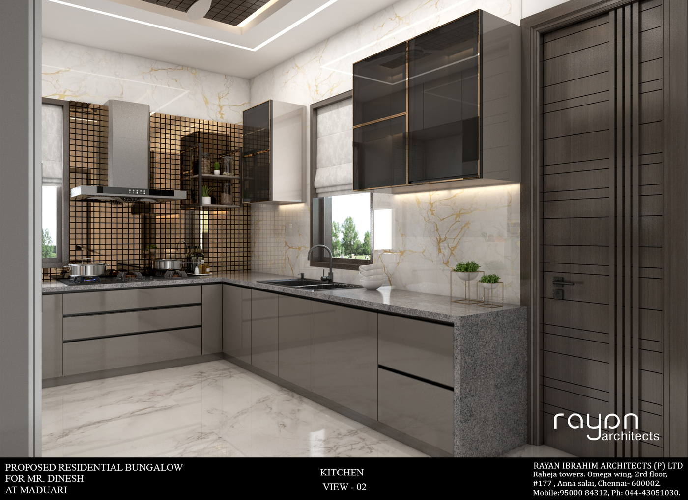 Villa, Madurai, kitchen v