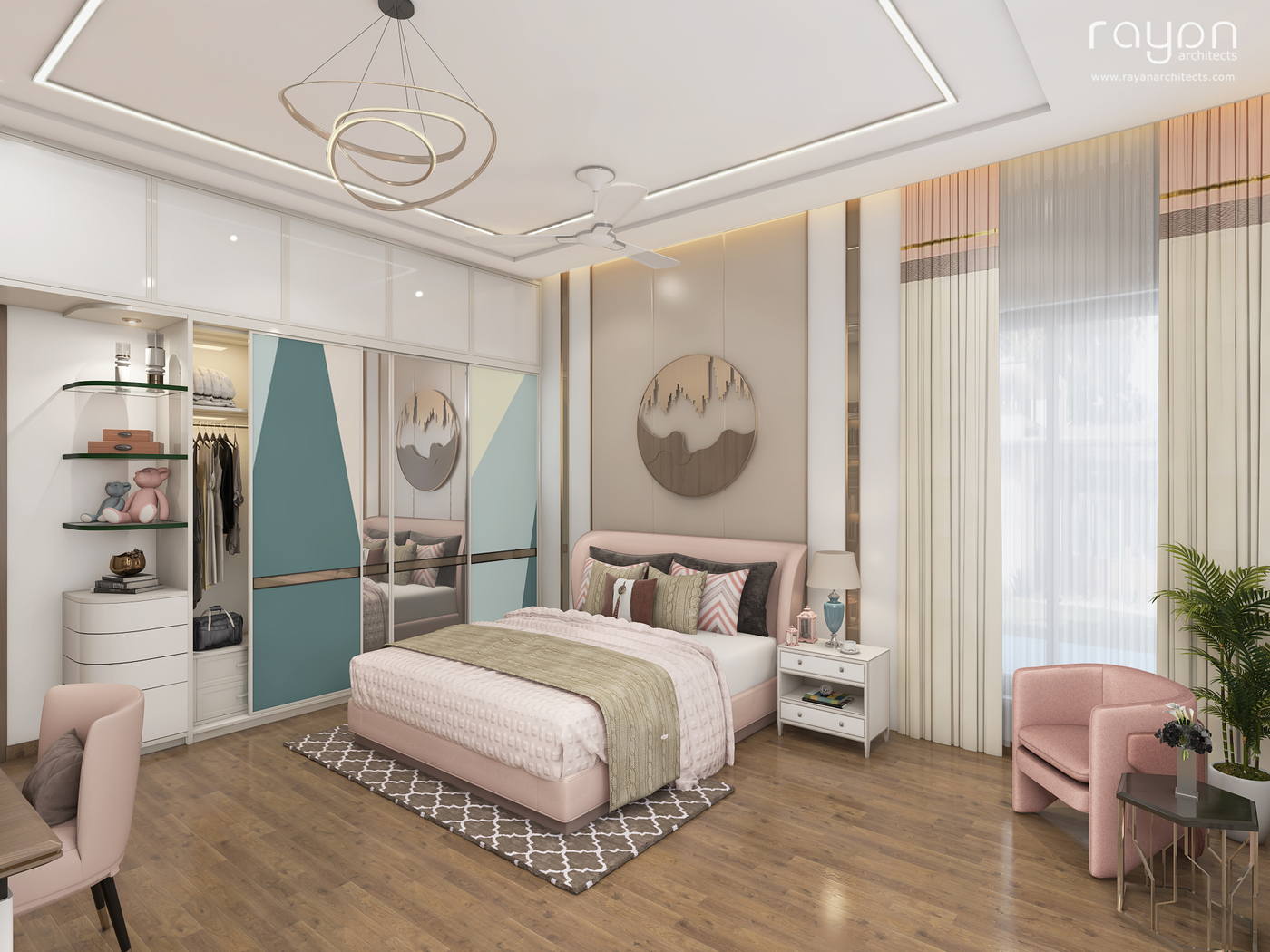 Villa, Palavakkam (2023), first floor bedroom