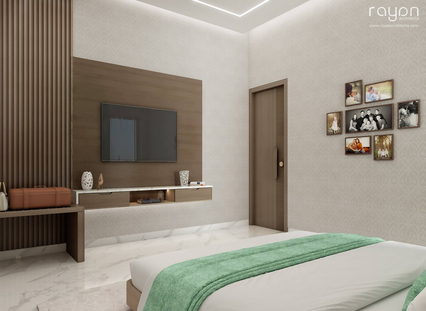 Villa, Palavakkam (2023), second floor bedroom