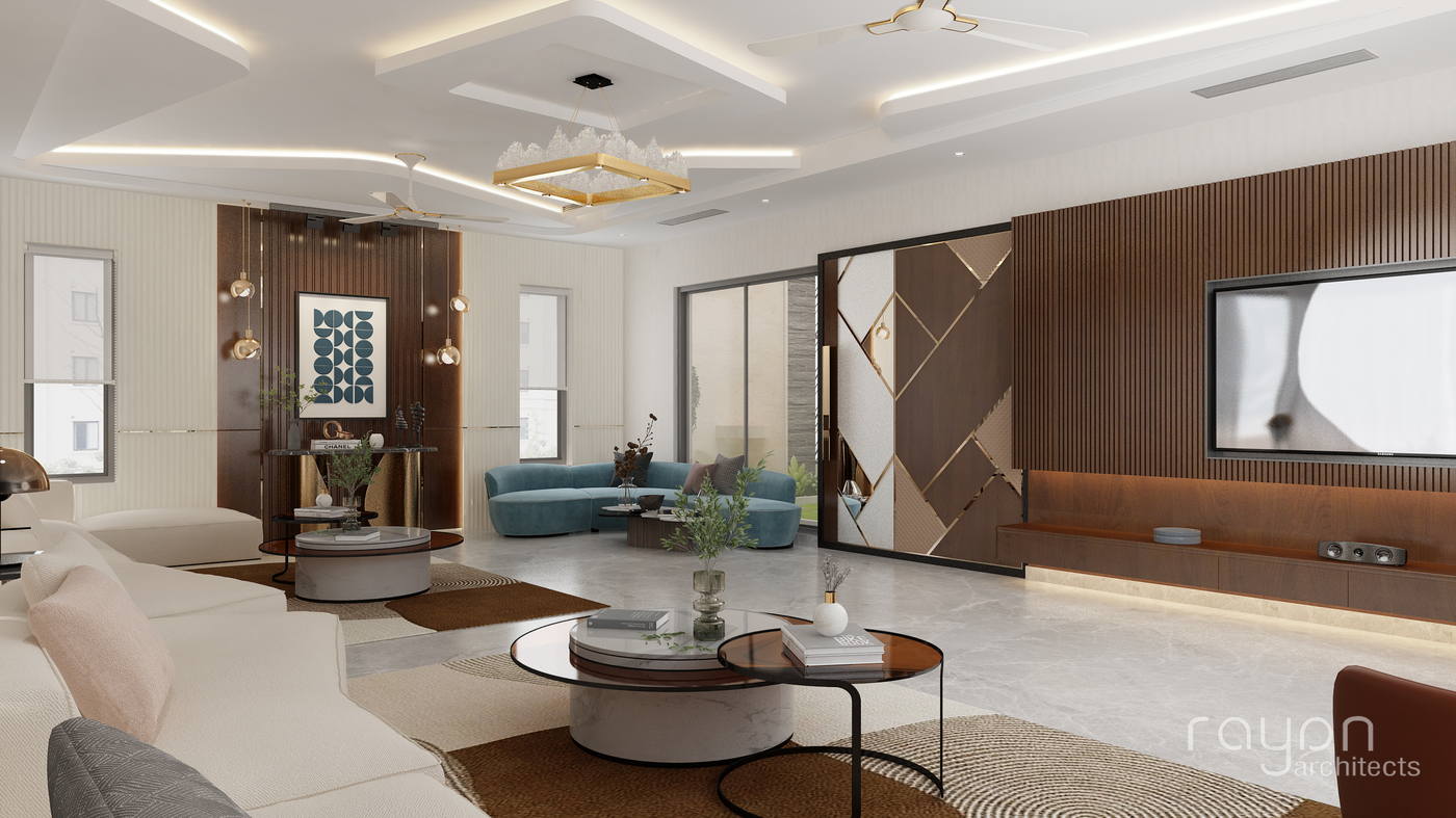 Villa, Selaiyur, first floor livingarea