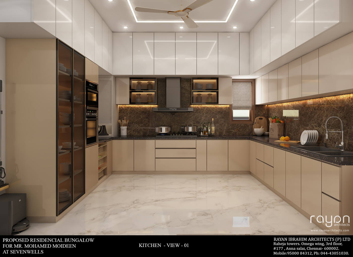 Villa, Seven Wells, kitchen
