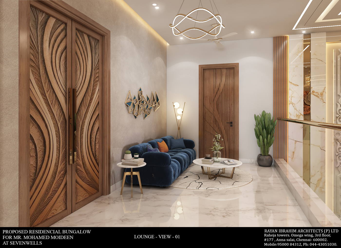 Villa, Seven Wells, lounge