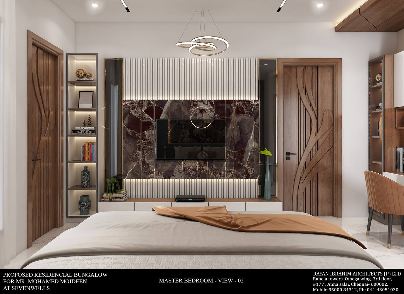 Villa, Seven Wells, master bedroom