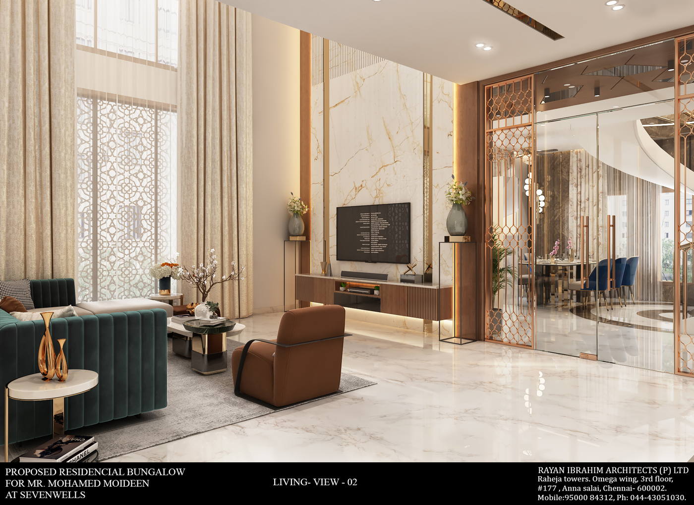 Villa, Seven Wells, living